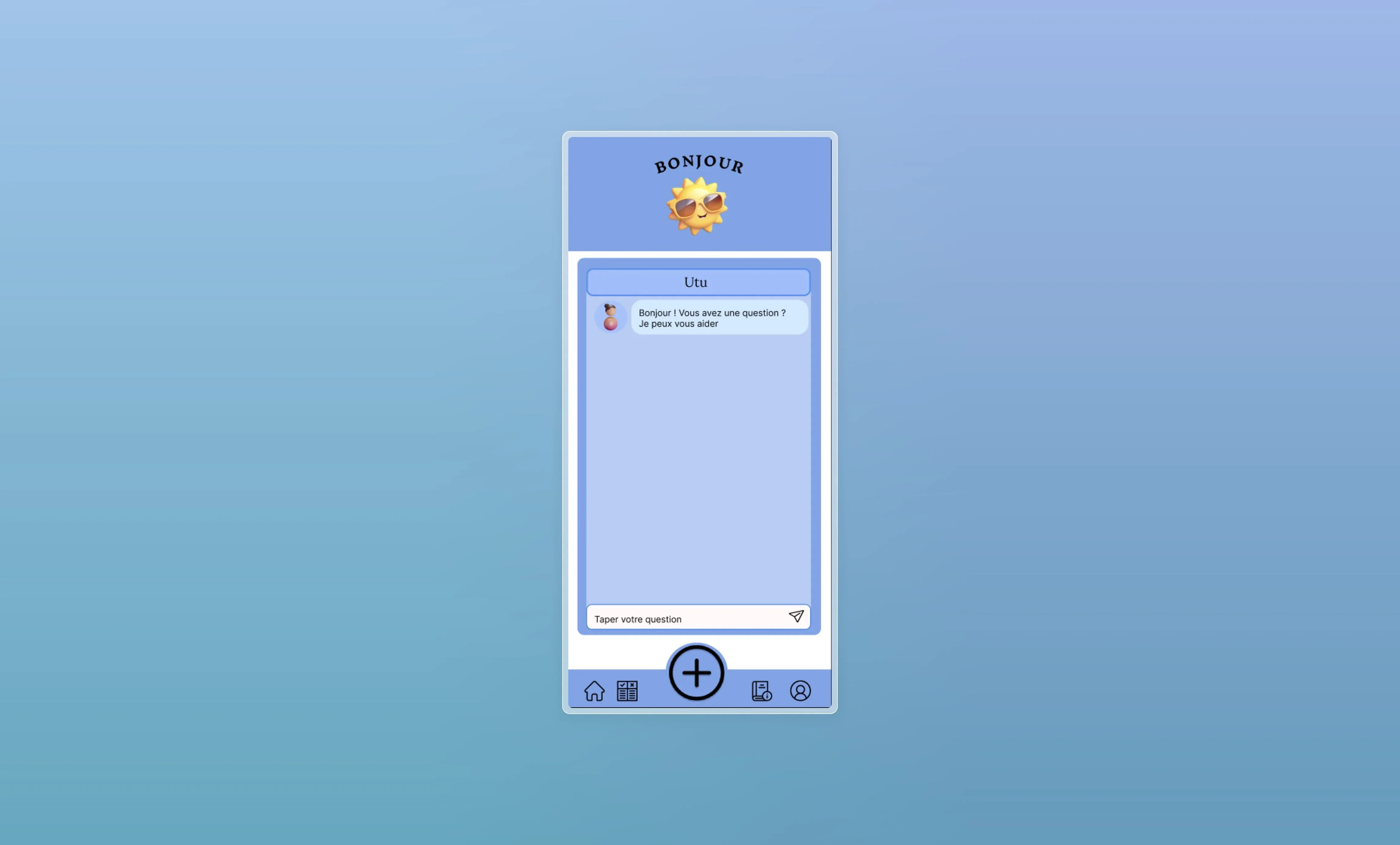 Interface de messagerie intégrée pour communication RH